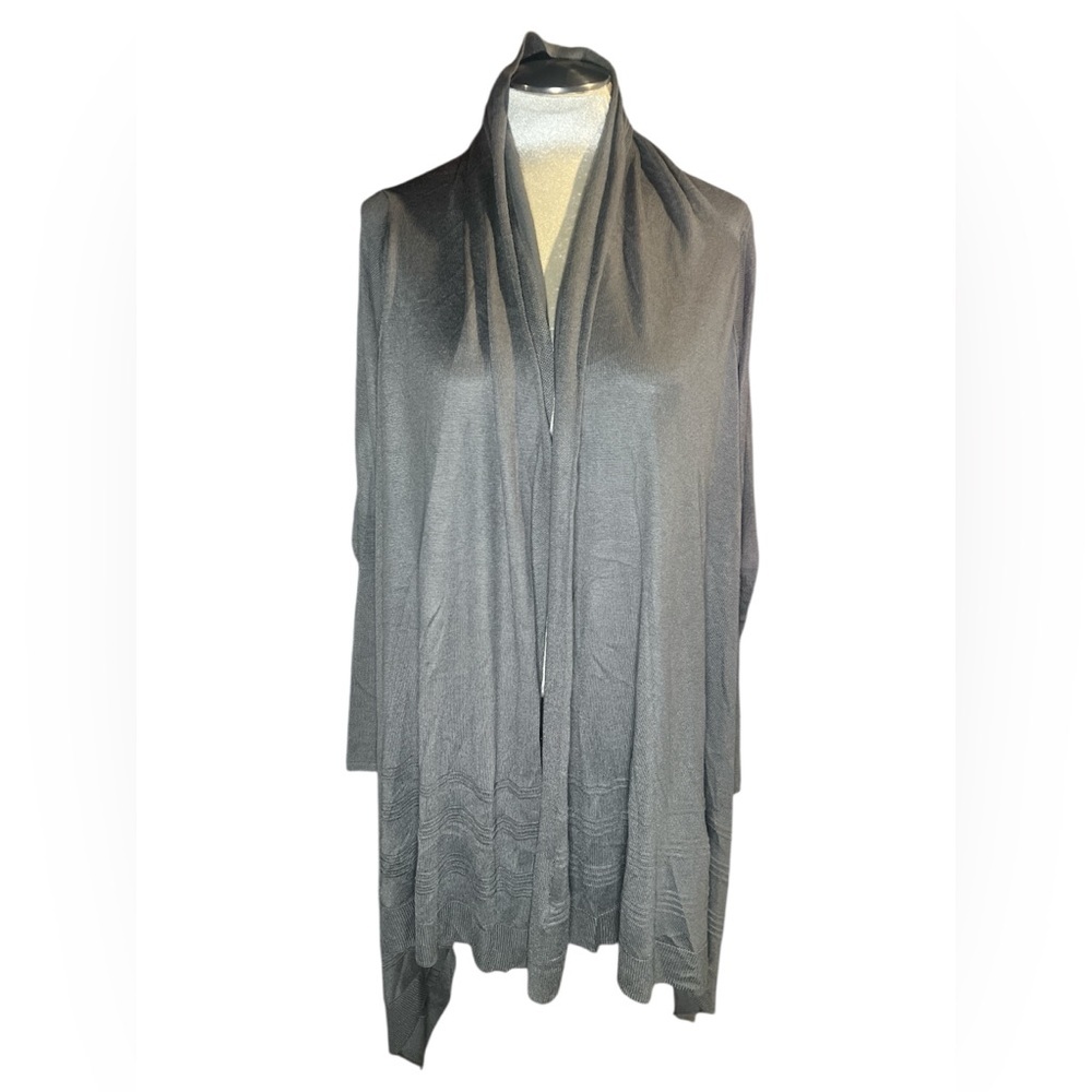 Simply Vera Vera Wang Charcoal Women's sweater Poncho M